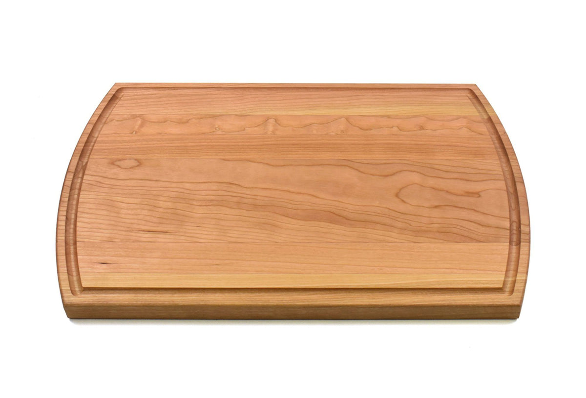 Arched Cherry Juice Groove Cutting Board 9.5 x 12 – Hailey Home