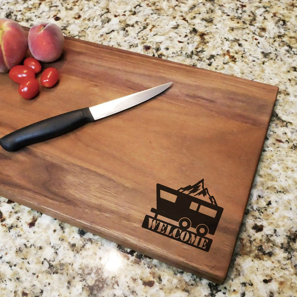 Walnut Cutting Board for Your RV or Travel Trailer Gift, Engraved