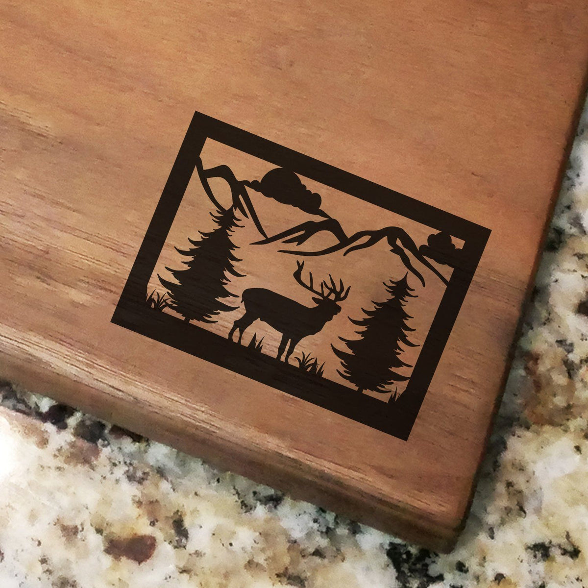 Gather Here - Engraved Walnut Cutting Board – Hailey Home