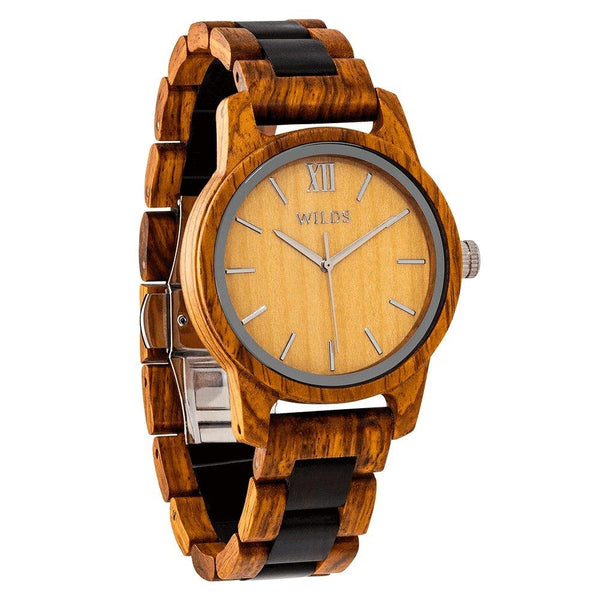 Men s Handmade Ambila Wooden Watch Hailey Home