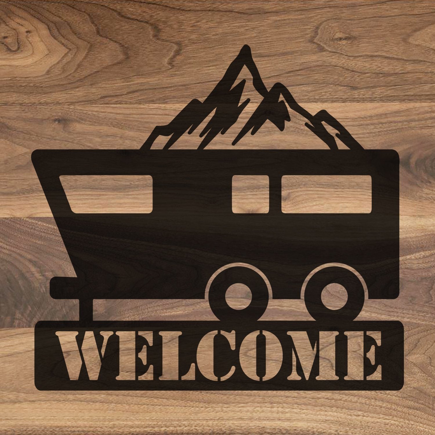 Welcome Camper - Engraved Walnut Cutting Board – Hailey Home